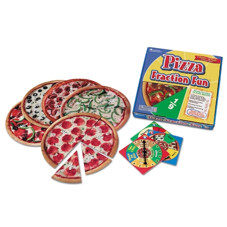 Learning Resources Pizza Fraction Fun Game 5060